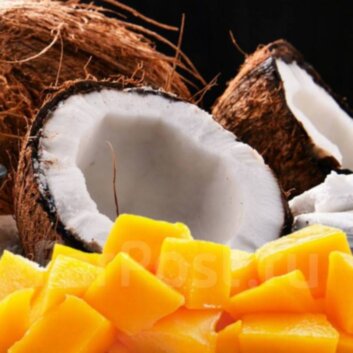 Манго Кокос Ароматическое масло являются жирорастворимым, разработано специально для изготовления свечей с использованием различных восков (соевый, кокосовый, пальмовый и т.п.). В состав масел входят как натуральные, так и идентичные натуральным компоненты.